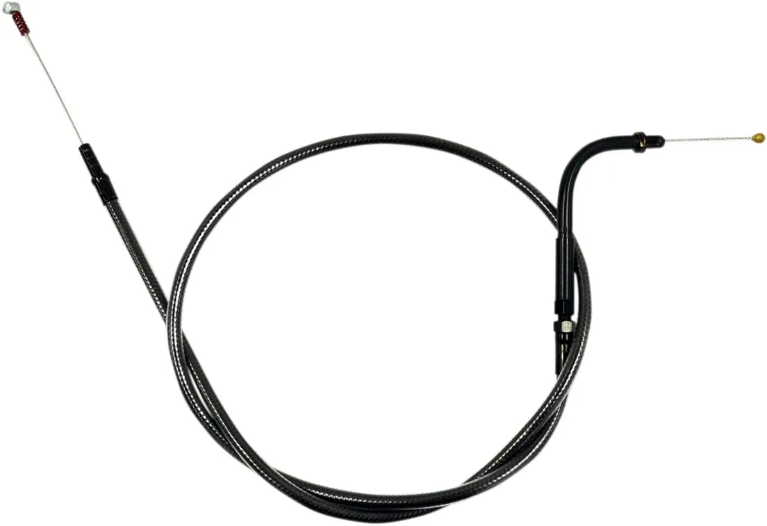 LA CHOPPERS Midnight Flätad Idle-kabel för Styre bild 1 PMMEDIA:e3122c09d3a9c915