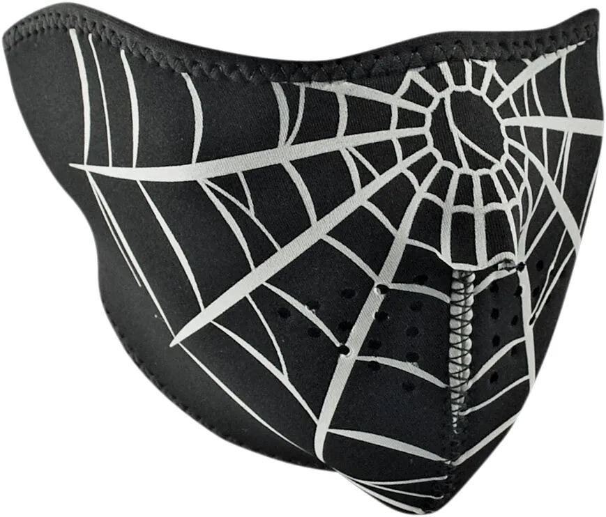 ZAN HEADGEAR Neoprene Halvmask Spider Web bild 1 PMMEDIA:8ddcef4dc3661849