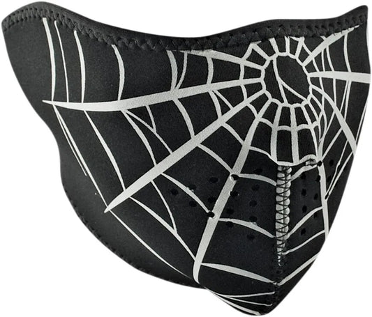 ZAN HEADGEAR Neoprene Halvmask Spider Web bild 1 PMMEDIA:8ddcef4dc3661849