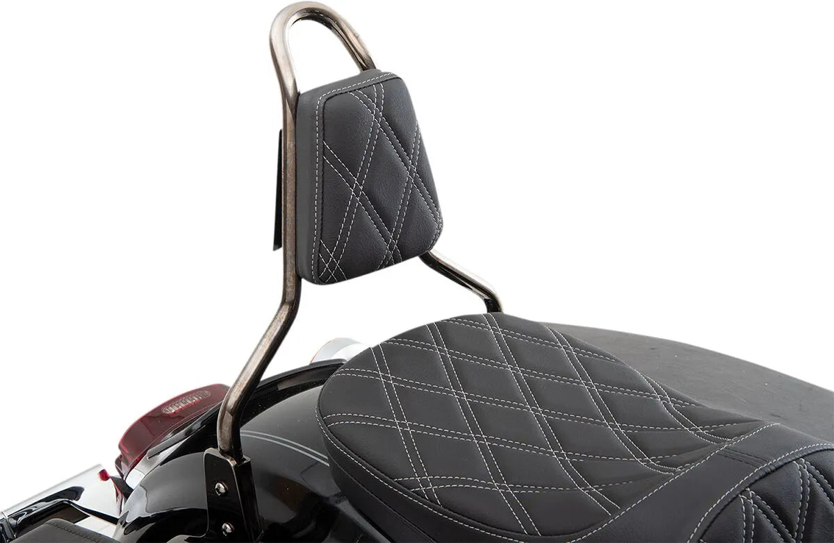 Drag Specialties Seats Tapered Backrest Pad for Round Sissy Bars Ryggstöd för sadlar bild 4 PMMEDIA:5158c46cccaa4c62