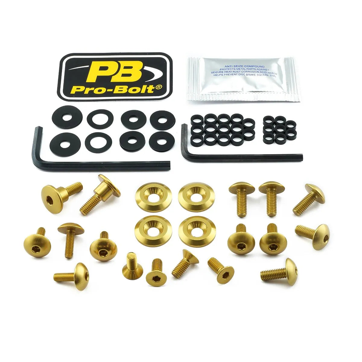 PRO BOLT Aluminium Fairing Bolt Kit för Suzuki bild 1 PMMEDIA:af5a9ff4ee674105