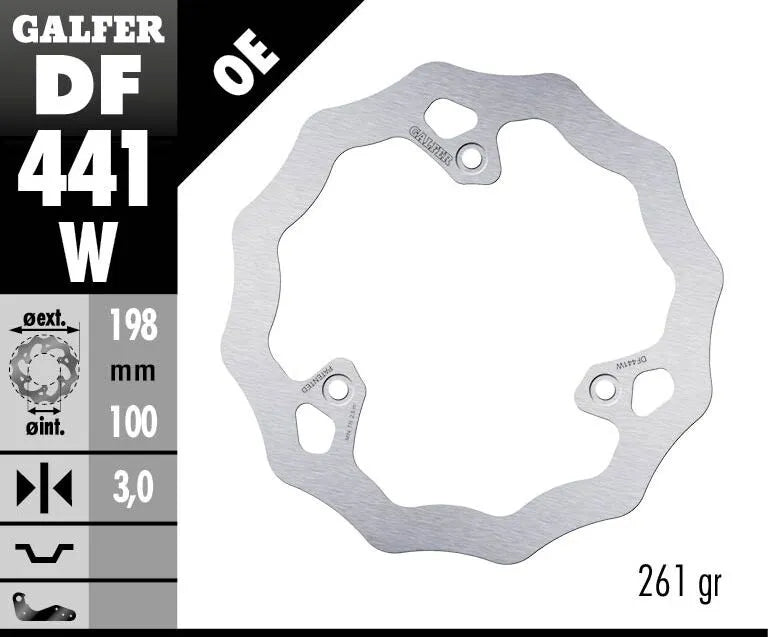 GALFER Wave® bromsskiva fram, Fast bild 2 PMMEDIA:3e4f6d0a5809fa0c