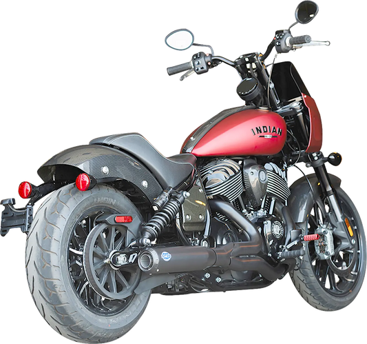 S S Cycle 2-into-1 Qualifier Exhaust System Kompletta avgassystem Street bild 2 PMMEDIA:b423cc2b0fcd7fc1