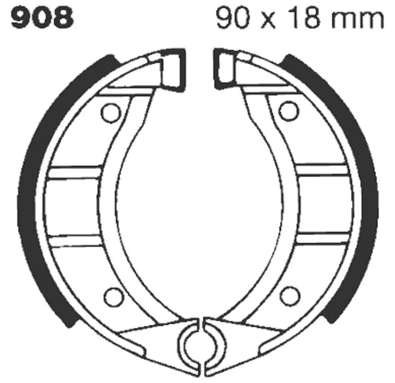 EBC Standard Bromsskor bild 1 PMMEDIA:9d26fea80fd2f44e