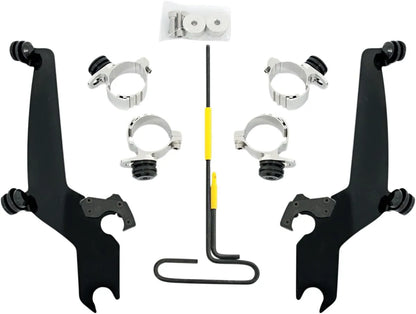 Memphis Shades Metric No-Tool Trigger-Lock Mount Kit for Sportshield Fästdelar & kit för vindrutor bild 6 PMMEDIA:20962a8da71a0dd4