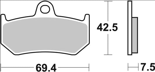 BREMBO SP Sinter Bromsbelägg Bak bild 2 PMMEDIA:3a18ad0dee2cc0d7