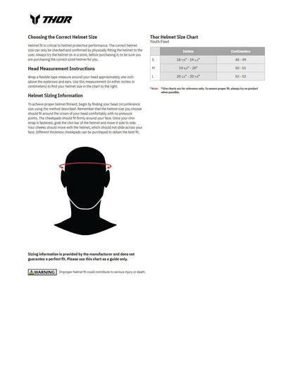 THOR Youth Fleet Blackout Barnhjälm bild 8 PMMEDIA:7940719ed92f1a87