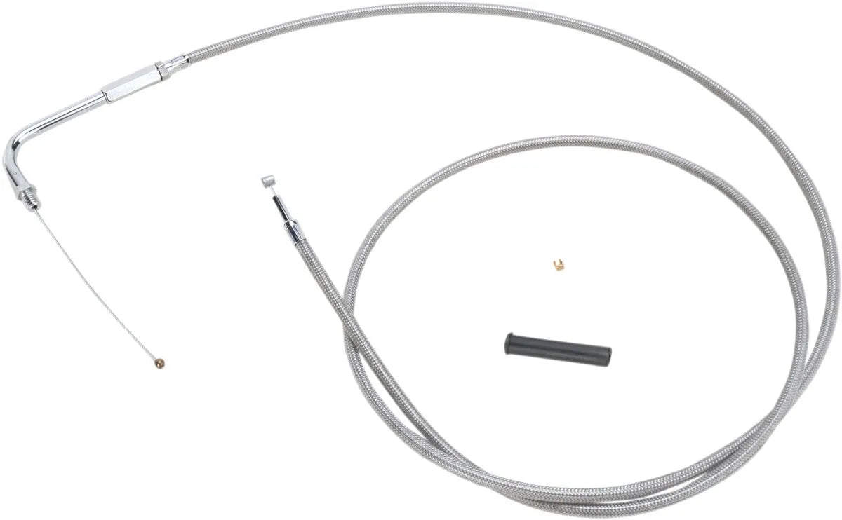 Drag Specialties Stainless Braided Throttle Cable Gasvajrar bild 8 PMMEDIA:49680b522be1966f