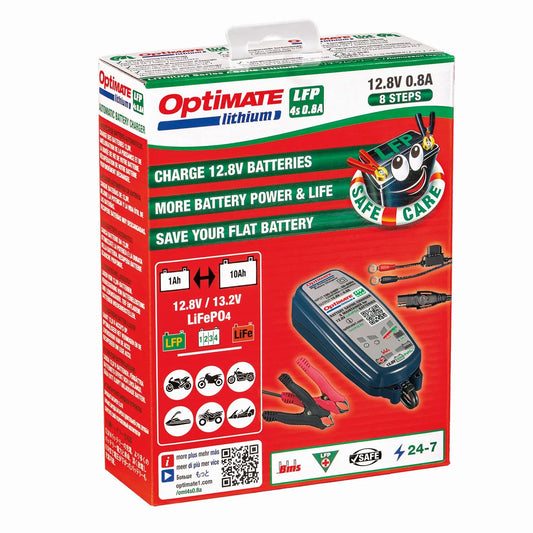 TECMATE OptiMate Lithium LFP 4s 0,8 A Batteriladdare bild 3 PMMEDIA:2c9b6410eebb1845