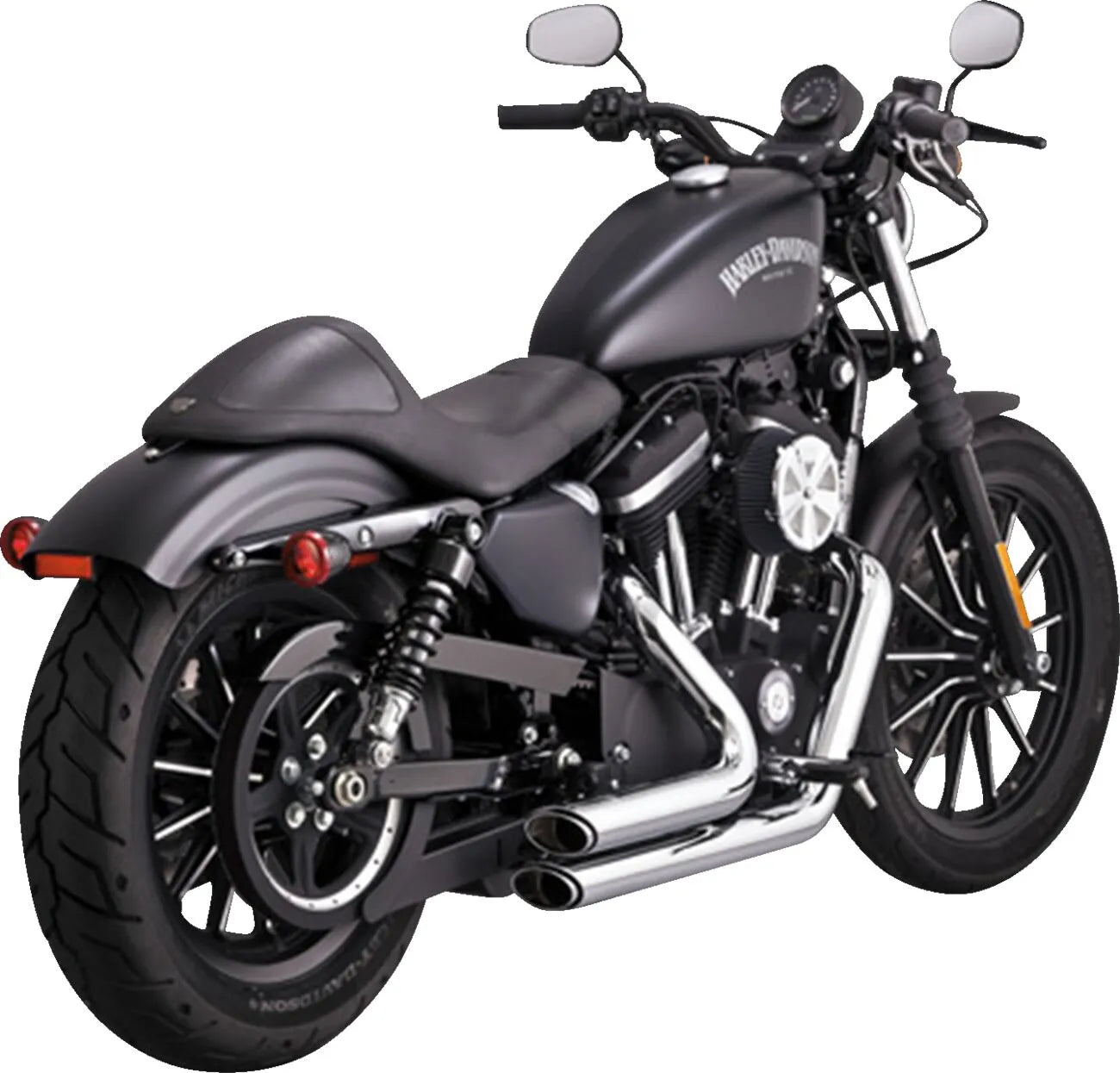 VANCE & HINES Shortshots Staggered Avgassystem Chrome XL bild 1 PMMEDIA:463ab8b5c50791c2