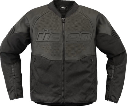 Icon Overlord3™ Leather Jacka läder herr bild 2 PMMEDIA:3df5953f20118f45