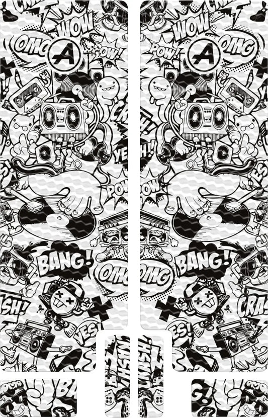 ALGIS Fork Decal Textured BK Comic bild 1 PMMEDIA:54a6ac1a5327274e