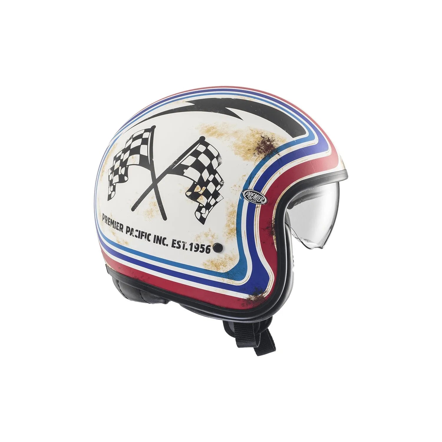 Premier Helmets Vintage Öppen hjälm vuxen bild 3 PMMEDIA:d075595d5604dc91