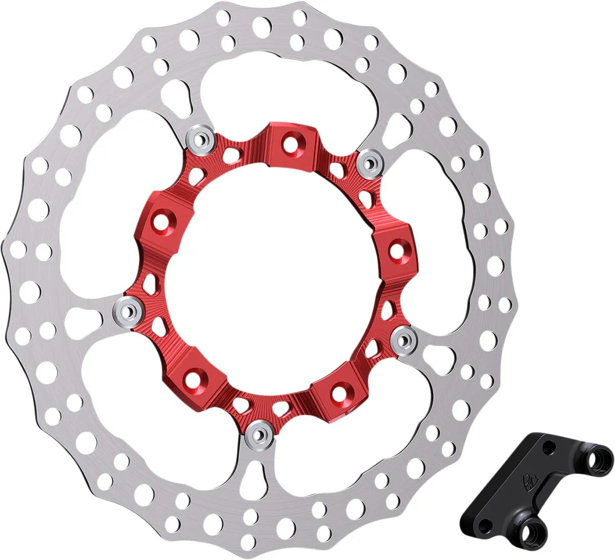 Arlen Ness Big Brake 14" Full Floating Brake Rotor Kit Bromsskivor street bild 3 PMMEDIA:33ea018d93c4ff92