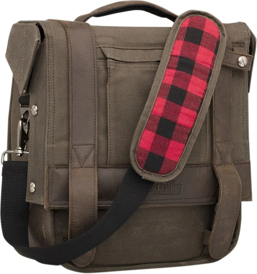 Burly Brand Voyager Detachable Waxed Cotton Saddlebag Sidoväskor & tillbehör bild 5 PMMEDIA:dcb772e6944df812