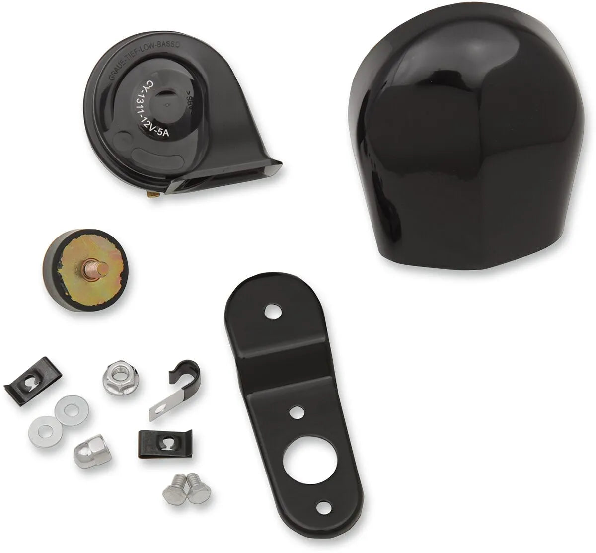 Drag Specialties Electric Horn Kit Signalhorn bild 1 PMMEDIA:b99928c28c65bee1