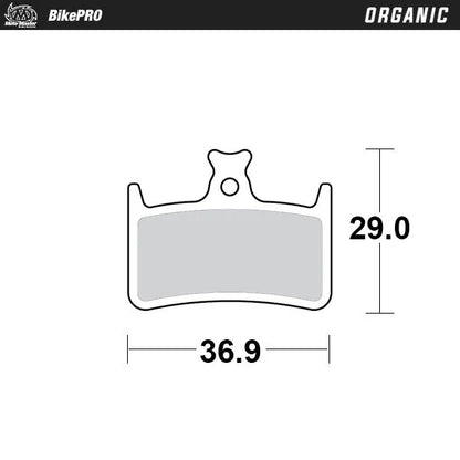 MOTO-MASTER Organiska Bromsklossar bild 1 PMMEDIA:dc27458b7ed215b7