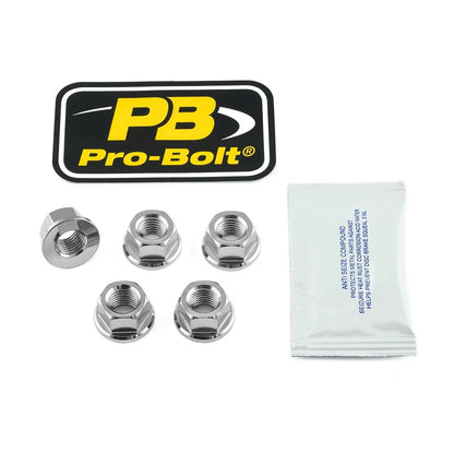 Pro Bolt Stainless Steel Sprocket Nuts Monteringssats fordonsanpassade bild 1 PMMEDIA:1edeee8f1beea679