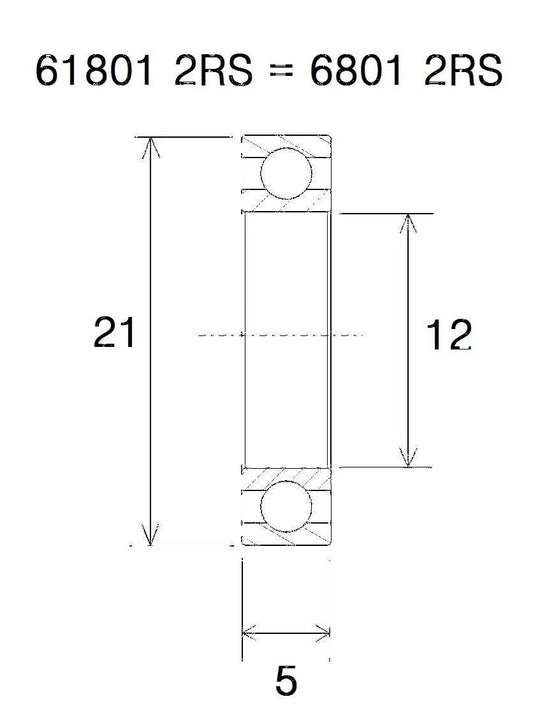 BLACK BEARING Max Lager 12x21x5 mm bild 1 PMMEDIA:d4acb1b349b1ce15