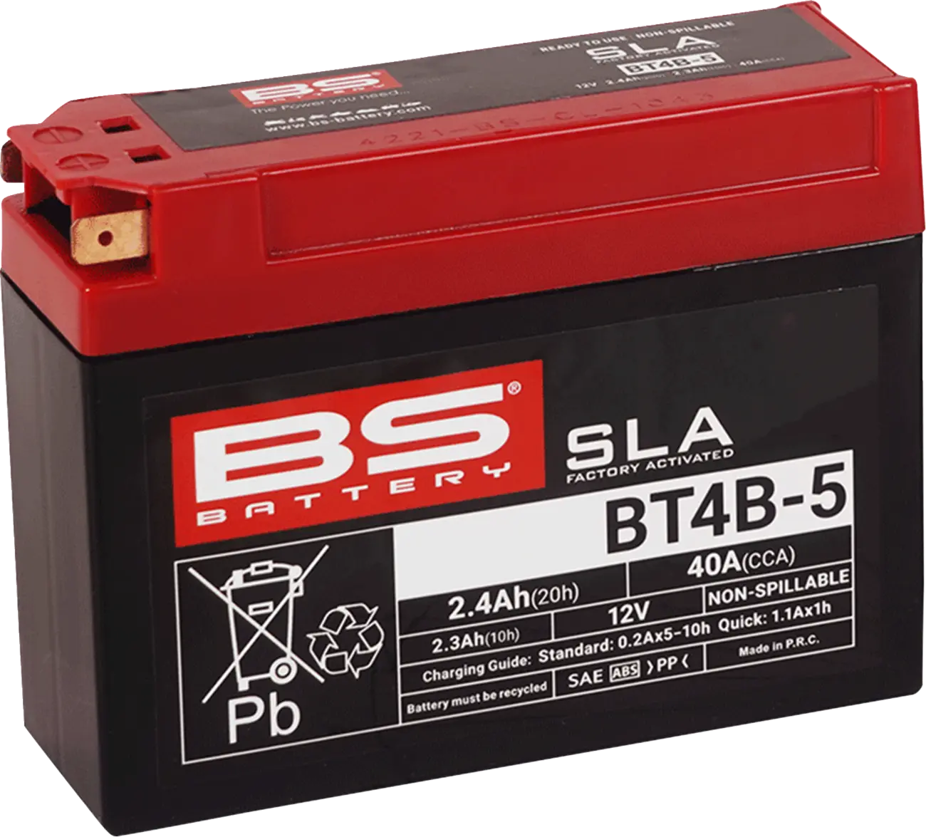 BS BATTERY BT4B-5 AGM Underhållsfritt Batteri 12V bild 1 PMMEDIA:a05d0204cca254eb