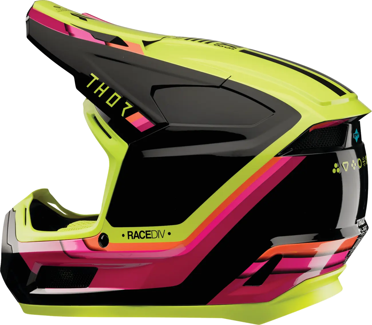 Thor Youth Fleet Defy Offroadhjälm integral barn bild 6 PMMEDIA:f0ac53beebddc56c