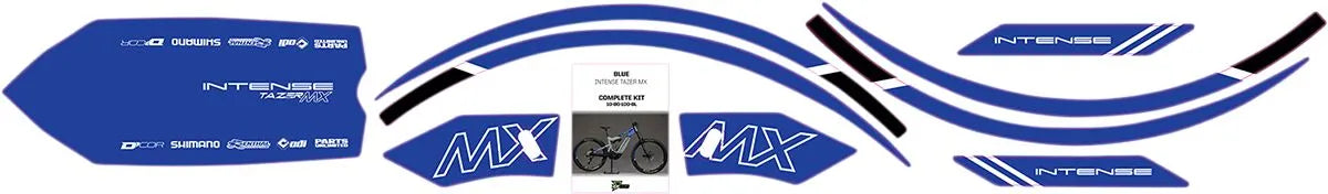 D'COR VISUALS Tazer MX Grafik Kit Blå bild 2 PMMEDIA:2e51cb8f12cf16b3