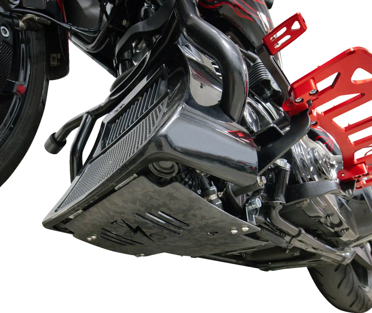 Thrashin Supply Co Forged Carbon Fiber Skid Plate Motorskydd bild 14 PMMEDIA:df653a7524486b62
