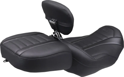 Mustang Wide Deluxe Touring Passenger Seat Sadlar Harley Touring bild 8 PMMEDIA:5feb1c29b469d7a5