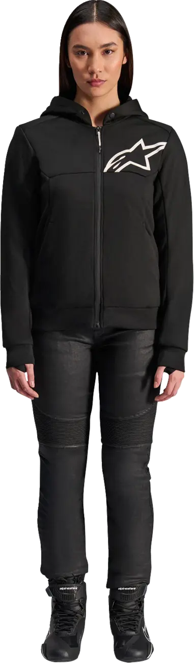 Alpinestars (Road) Stella Chrome v2 Sport Hoodie Jacka textil dam bild 5 PMMEDIA:6b321c3a5d971342