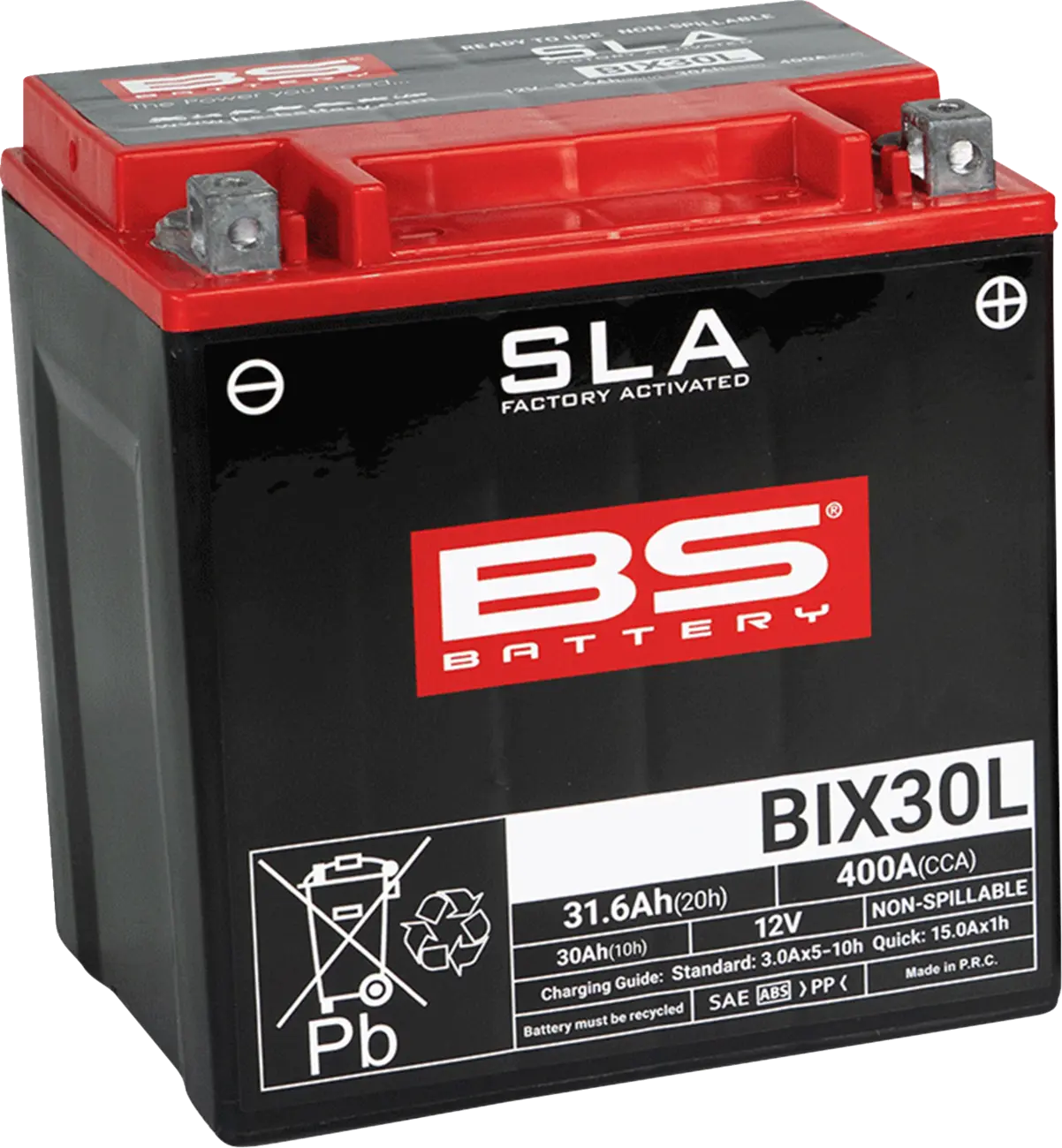 BS BATTERY BIX30L AGM Underhållsfritt Batteri bild 1 PMMEDIA:303fad2d4777c982