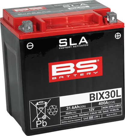 BS BATTERY BIX30L AGM Underhållsfritt Batteri bild 1 PMMEDIA:303fad2d4777c982