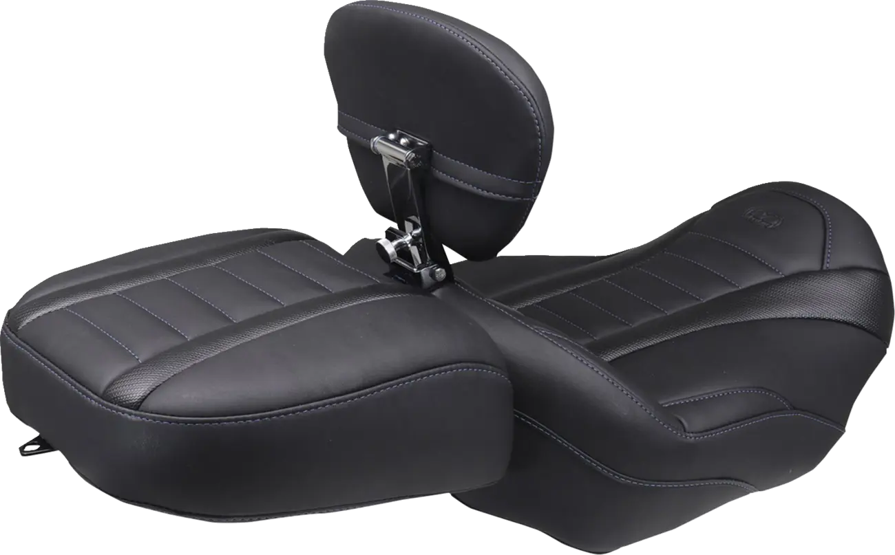 Mustang Wide Deluxe Touring Passenger Seat Sadlar Harley Touring bild 9 PMMEDIA:52f8eb1e871841af
