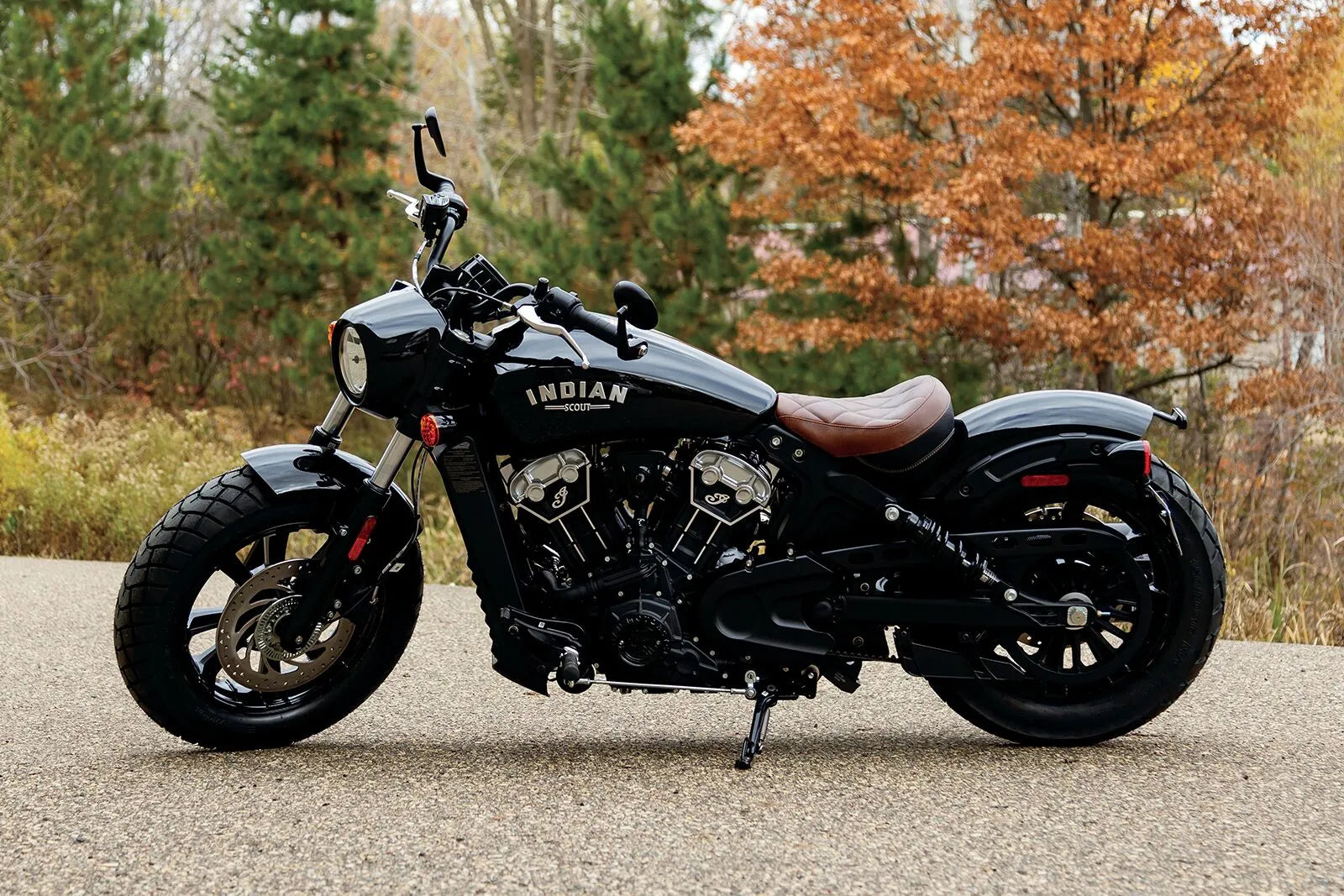 MUSTANG Solo Touring Sadel Diamond Black för Scout Bobber bild 3 PMMEDIA:f62a8046ae7b4999