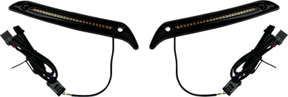 CUSTOM DYNAMICS Low Rider ST LED vindrutekant i blank svart bild 1 PMMEDIA:454148a356ac6607