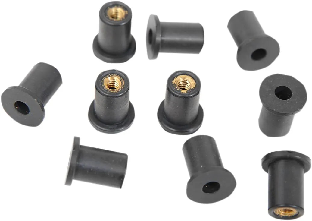DRAG SPECIALTIES Well Nuts M6-32 10-pack bild 1 PMMEDIA:fb8816919c5a0f14