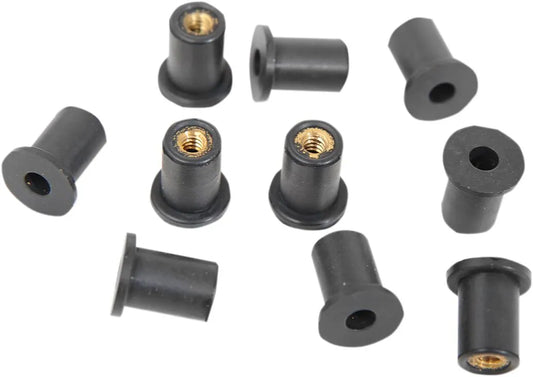 DRAG SPECIALTIES Well Nuts M6-32 10-pack bild 1 PMMEDIA:fb8816919c5a0f14