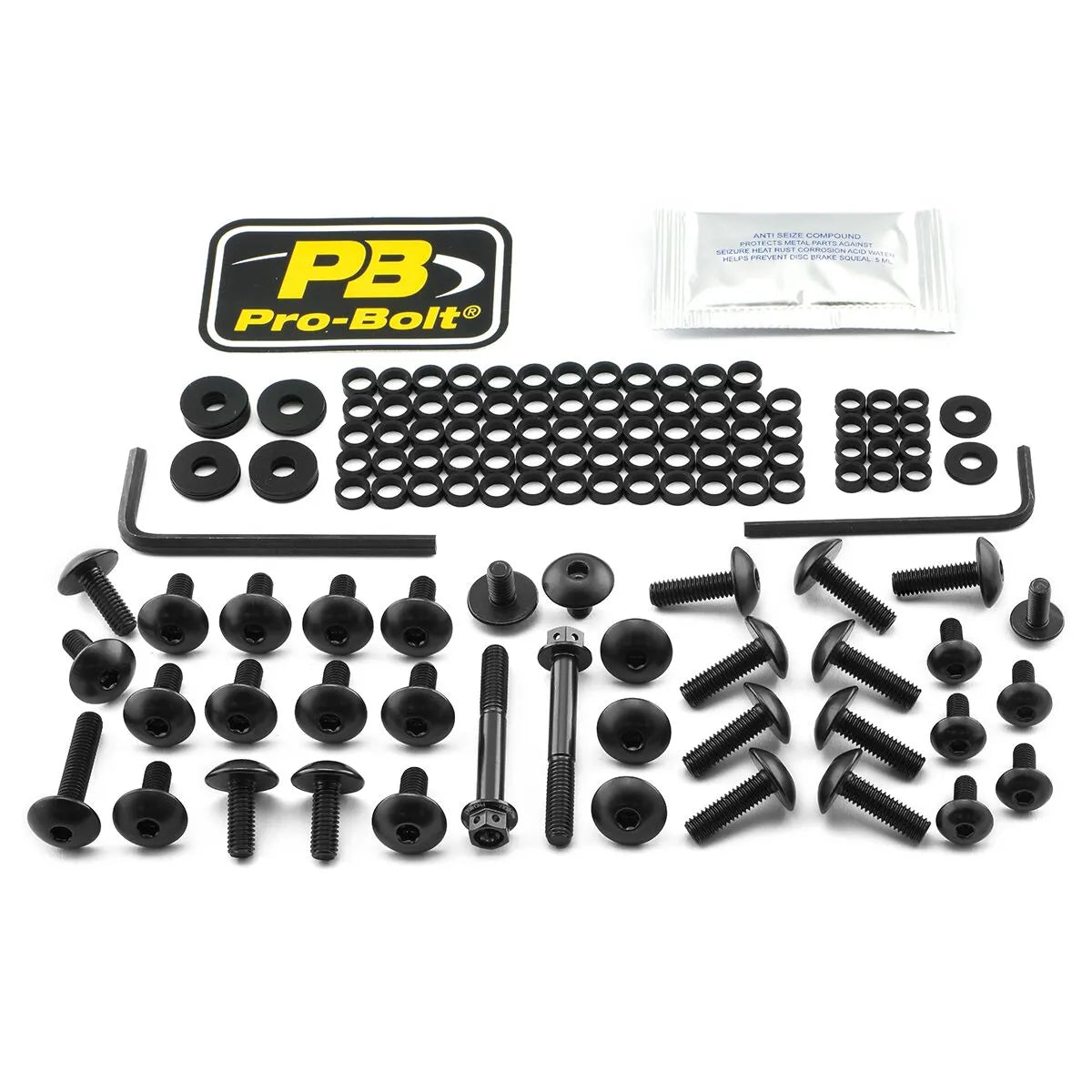 PRO BOLT Aluminium Fairing Bolt Kit för Yamaha bild 1 PMMEDIA:bf73da8f5b36743e