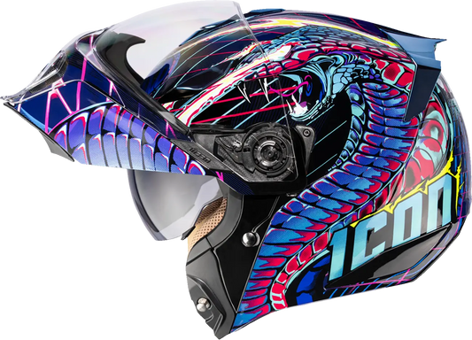 Icon Threshold™ Synthwave Lazer Cobra Modular Modulhjälm bild 3 PMMEDIA:799c9a7d8de1897b