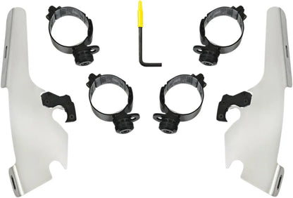 Memphis Shades Hd Fats/Slim Windshield Trigger-Lock Complete Mount Kit Fästdelar & kit för vindrutor bild 6 PMMEDIA:ff819c9c842d6e5b