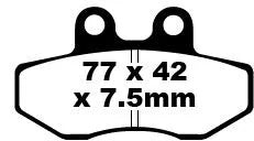 Ebc FA Series Organic Brake Pads Bromsbelägg organisk bild 2 PMMEDIA:6f6bbea5ac32918d