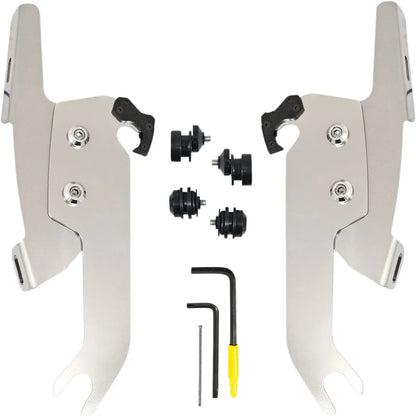 Memphis Shades Hd Fats/Slim Windshield Trigger-Lock Complete Mount Kit Fästdelar & kit för vindrutor bild 7 PMMEDIA:5b0ab5a7b3b8e78c