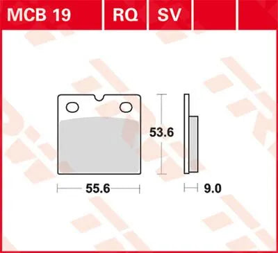 TRW Bromsbelägg MCB19 Sintermetall bild 1 PMMEDIA:4f2743241cb12f73