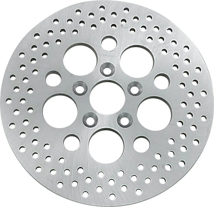 Drag Specialties Polished Stainless Steel Drilled Brake Rotor Bromsskivor street bild 4 PMMEDIA:d418f71dcf5544d5