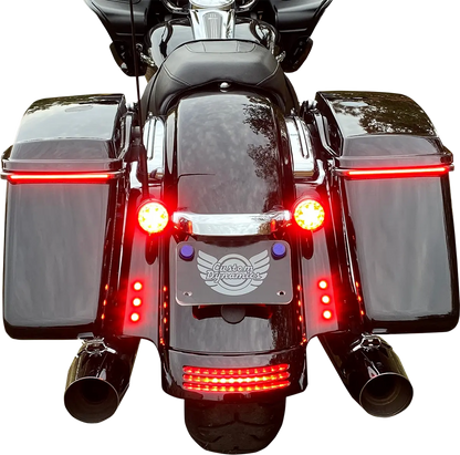 CUSTOM DYNAMICS LED Boltz Svarta Bultar med Röda LED-lampor, Par bild 2 PMMEDIA:a33ff5450c65cffa