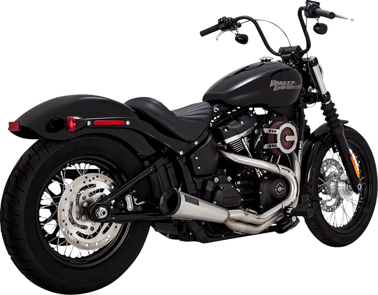 Vance Hines 2-into-1 Upsweep Exhaust System Kompletta avgassystem Harley bild 1 PMMEDIA:416bdeb201d26b8c