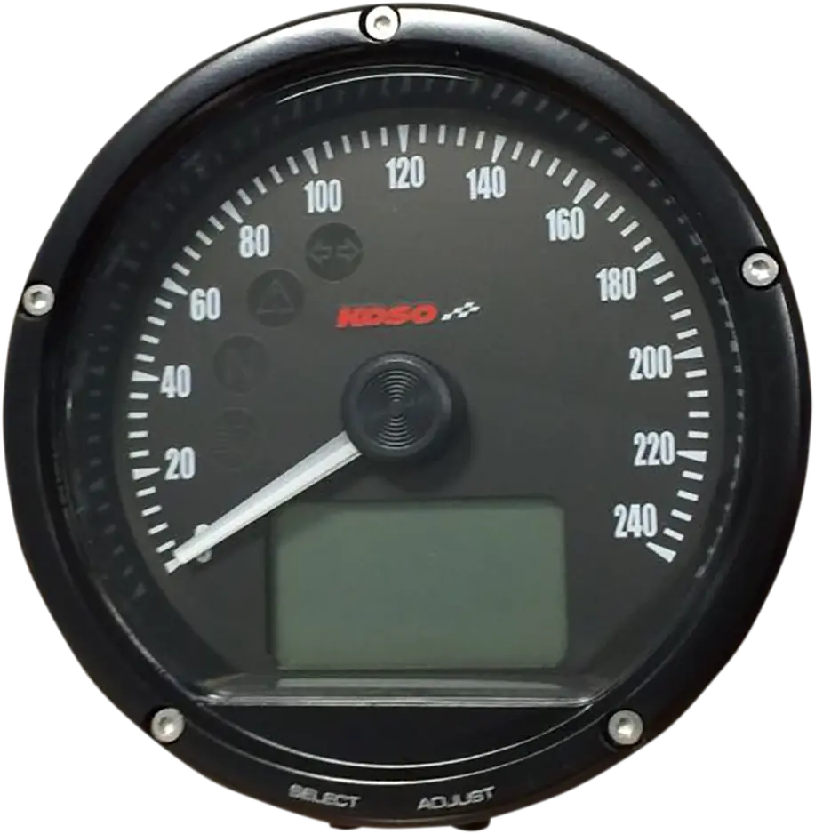 KOSO NORTH AMERICA D75 Speedometer 0-240 km/h svart bild 1 PMMEDIA:5de41c69f9c4ebe1