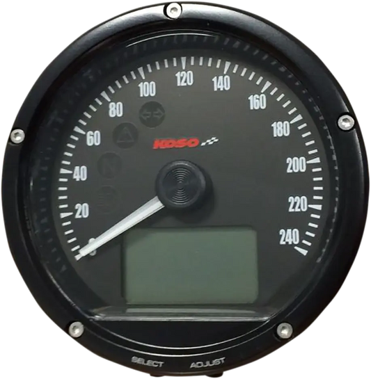 KOSO NORTH AMERICA D75 Speedometer 0-240 km/h svart bild 1 PMMEDIA:5de41c69f9c4ebe1