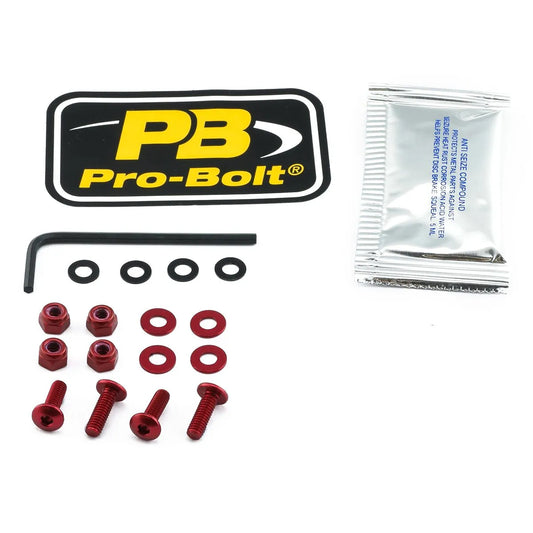 PRO BOLT Aluminium Skruvkit för Skärm Röd bild 1 PMMEDIA:176f7c032d7f1670