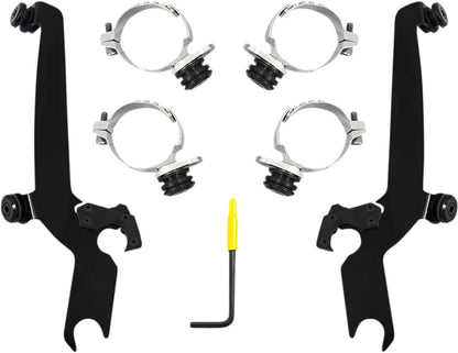 Memphis Shades Hd Sportshield Trigger-Lock Complete Mount Kit Fästdelar & kit för vindrutor bild 7 PMMEDIA:acffedcf31b93569