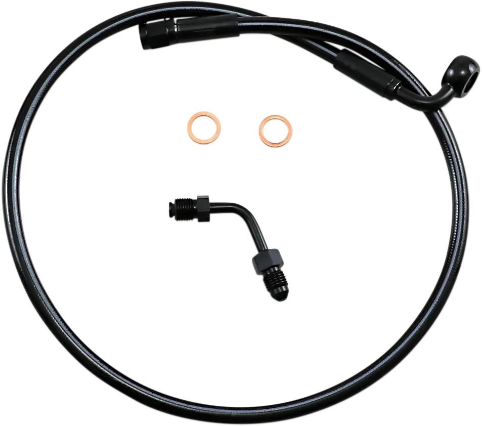 Magnum Shielding XR Upper Brake Line with Adapter Bromsslangar rostfritt stål bild 2 PMMEDIA:bd55db7a7a04f2dd